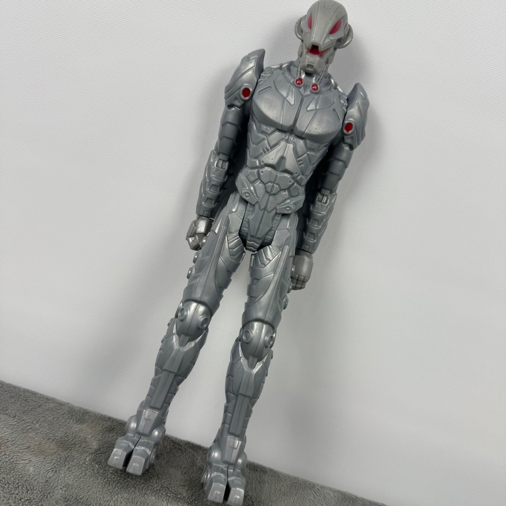 Hasbro Ultron Action Figure Marvel 12in Silver Excellent Titan Hero Series 2015